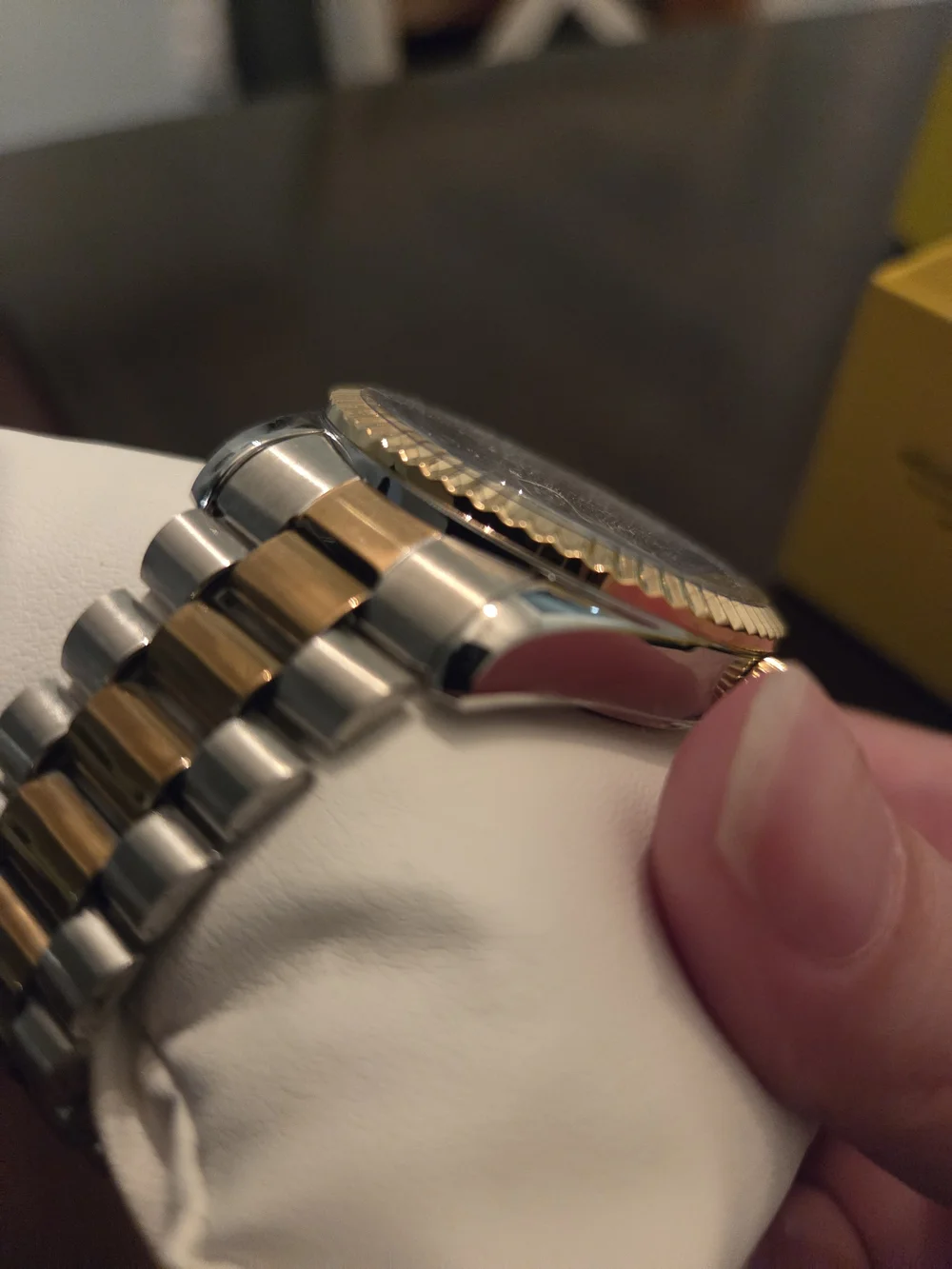 Invicta Gold-Tone Men's Wristwatch - Stainless Bracelet